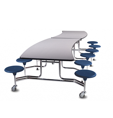 4 Cafeteria tables